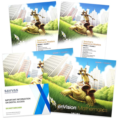 enVisionMath Homeschool Bundle - Grade 1 (2020 edition)