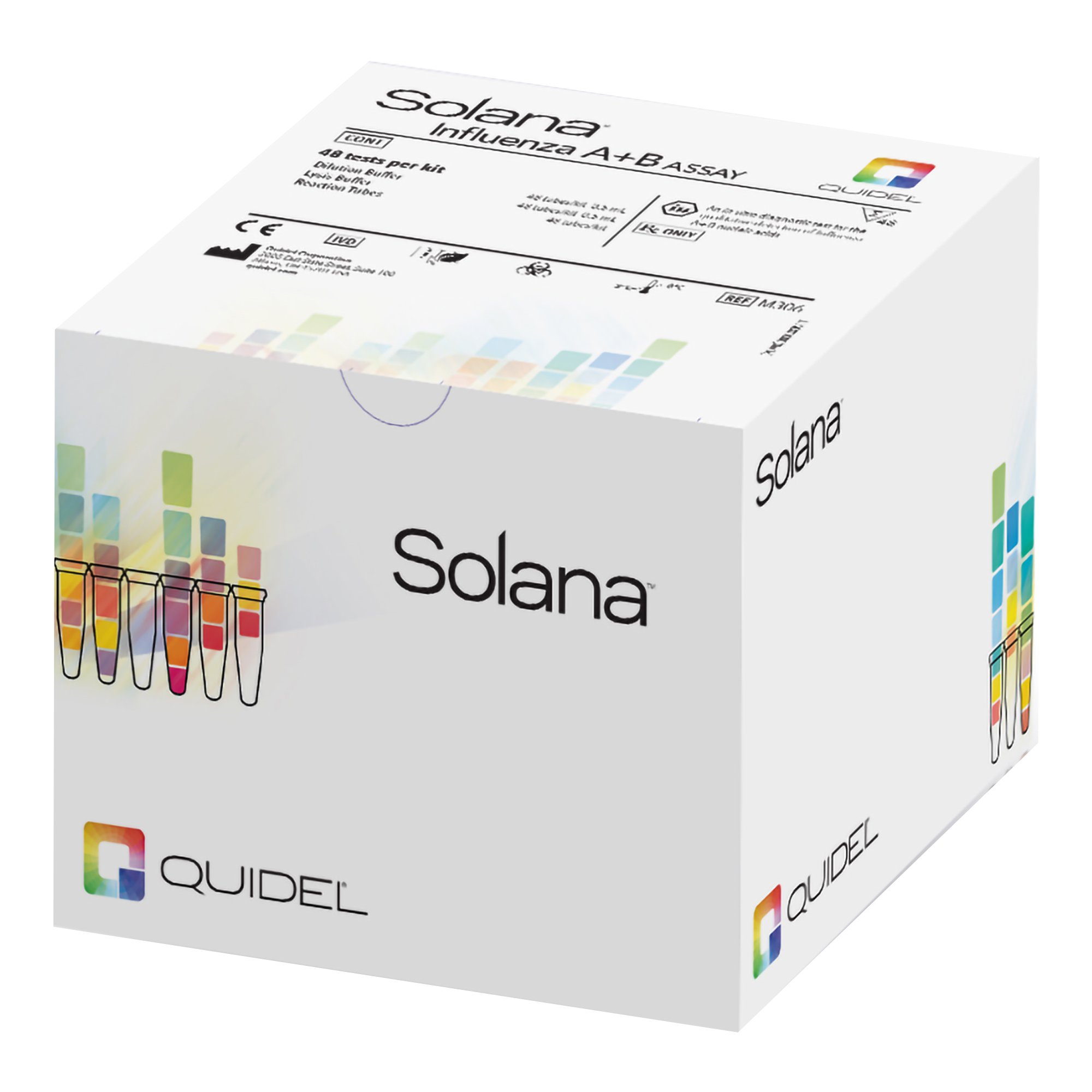 Solana Influenza A+B Influenza Molecular Diagnostic Respiratory Test Kit MK 1035397