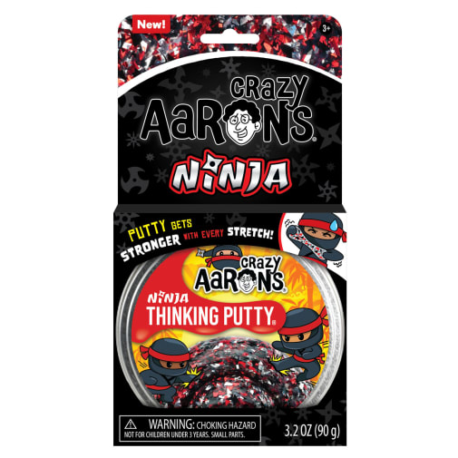 Crazy Aaron's Ninja Thinking Putty 4" Tin
