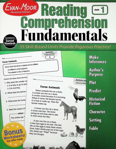 Reading Comprehension Fundamentals: Grade 1