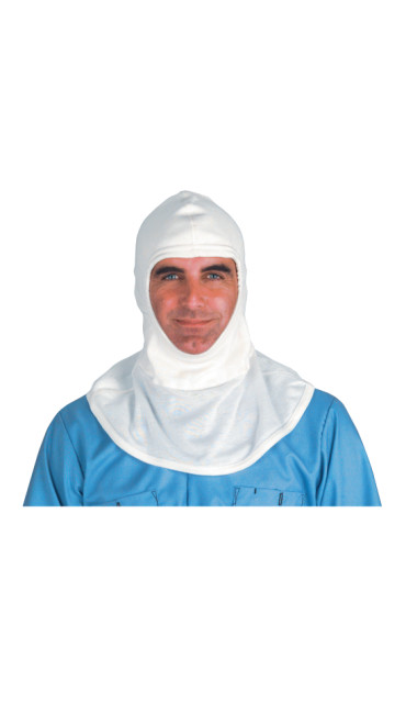 Knit Hoods Long 2-ply: 6 oz. Knit Nomex® Blend, Flared Bib