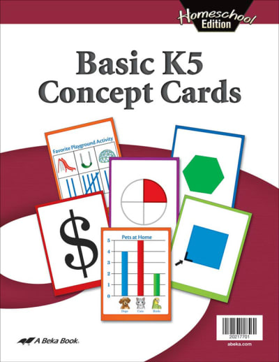 Abeka Math K5 Basic Concept Cards