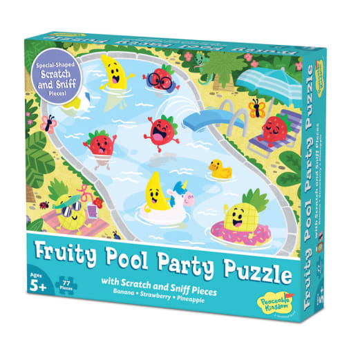 Fruity Pool Party Scratch and Sniff Puzzle (77 pieces)