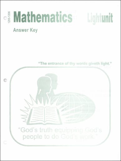 Mathematics LightUnit A/K 1205-1206 Fnct&Trig