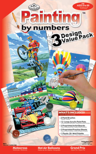 Painting By Numbers - Junior Small Outdoors (3 Design Value Pack)