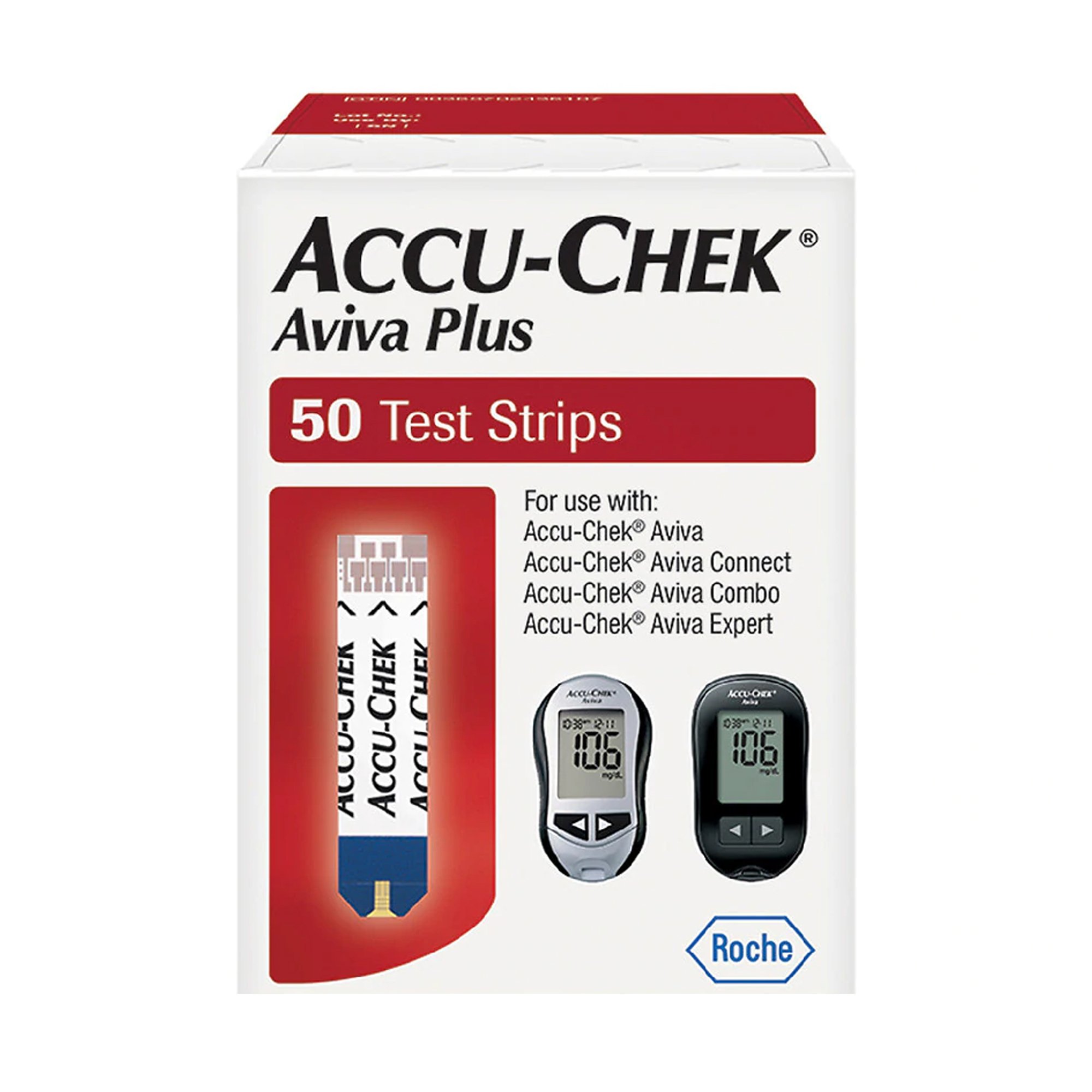 Accu-Chek Aviva Plus Blood Glucose Test Strips MK 788222