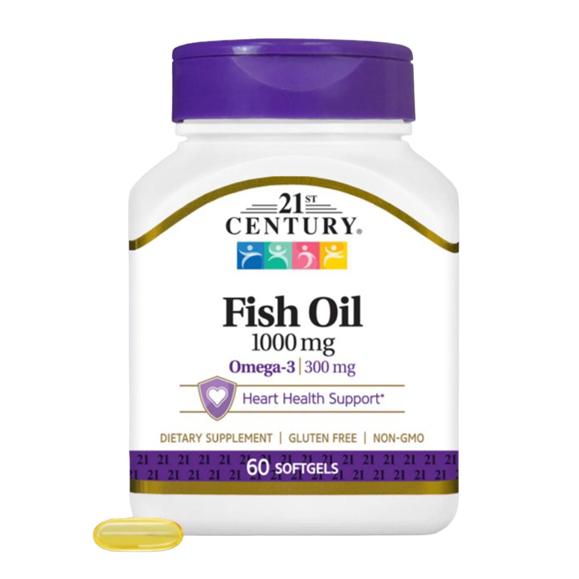 21st Century Fish Oil Omega 3 Supplement MK 801994