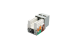 Cat5e RJ45 110 Type Keystone Jack, Gray