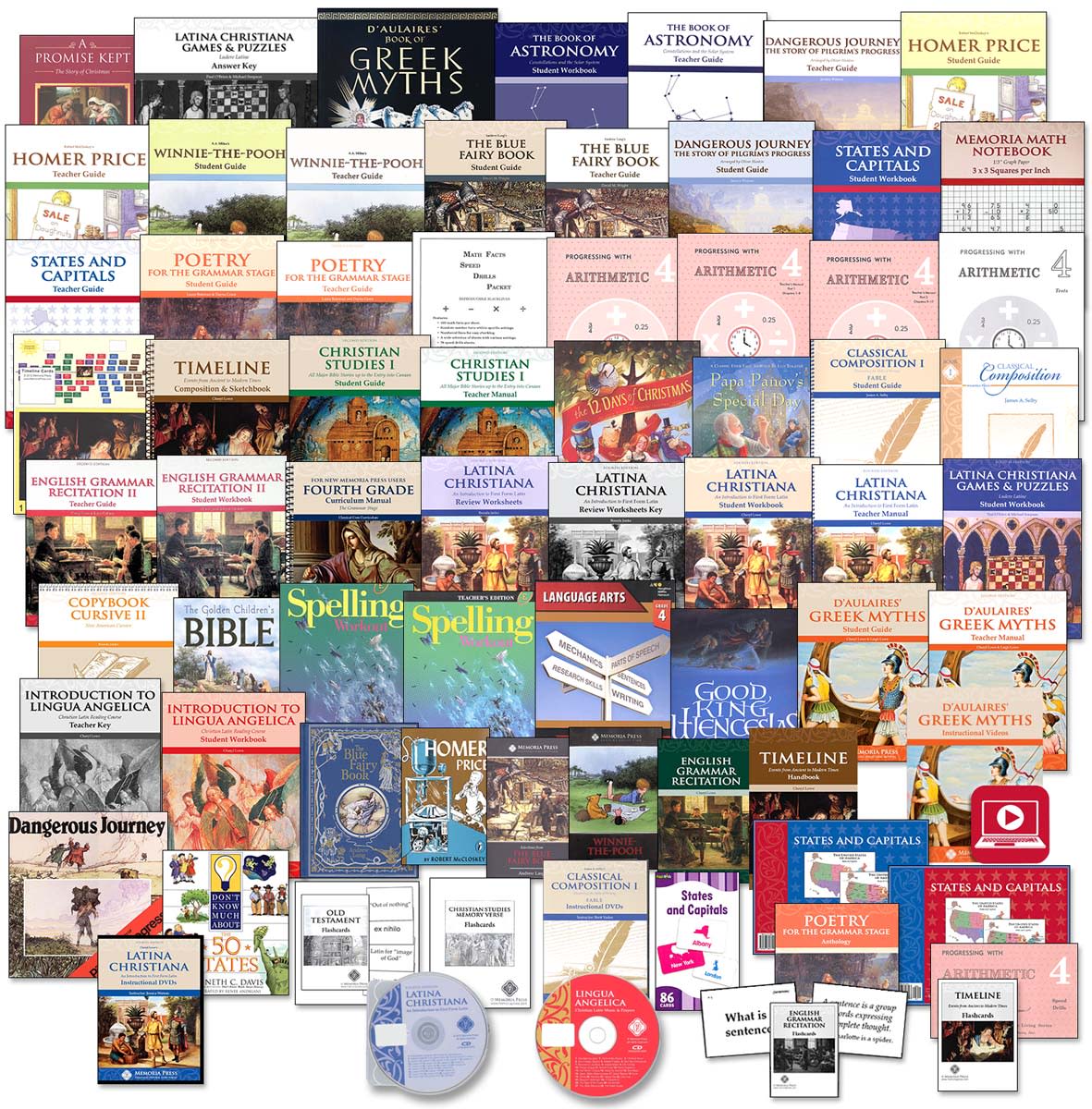 Memoria Press Curriculum 4th Grade Package for New Users