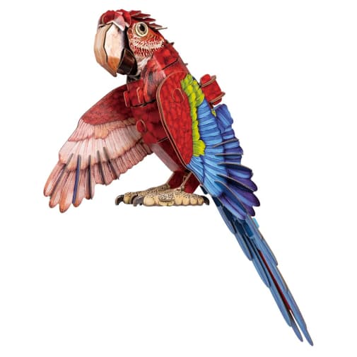 Bring Nature Home - Macaw (3D Kraft Paper Puzzle)