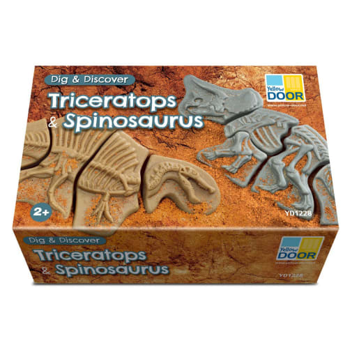 Dig & Discover Triceratops & Spinosaurus