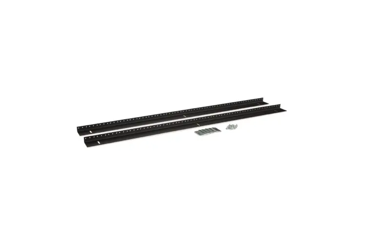 LINIER | 22U Wall Mount Vertical Rail Kit | 10-32 Tapped