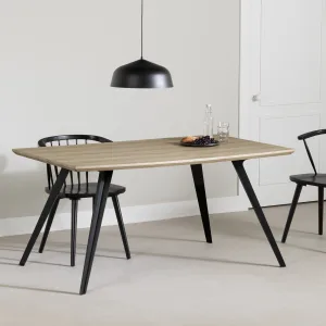 Dining Table with Metal Legs