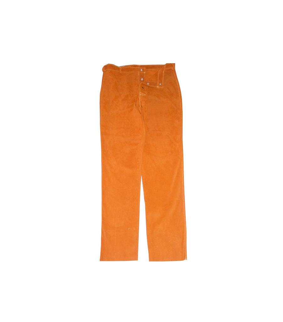 Pants: Domestic Rust Split Leather, , large image number 0