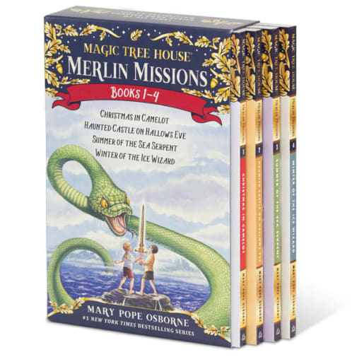 Magic Tree House Merlin Missions #1-4 Boxed Set