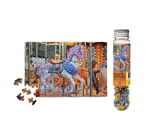 MicroPuzzles Carousel 150-Piece Jigsaw Puzzle