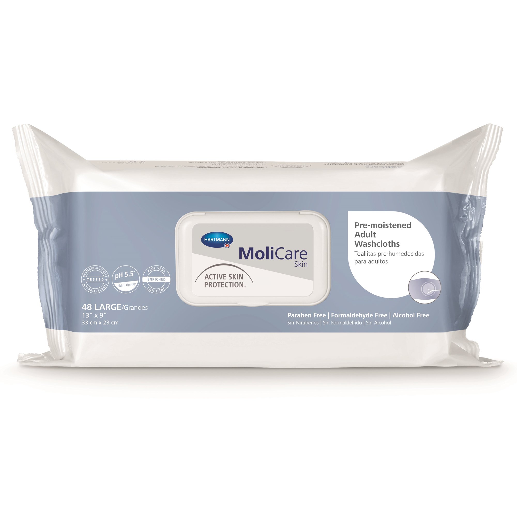 MoliCare Scented Skin Personal Cleansing Wipe, Soft Pack MK 1062478