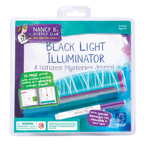 Black Light Illuminator & Nature's Mysteries Journal (Nancy B's Science Club)