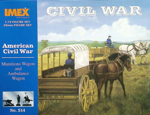 Munitions & Ambulance Wagon 1/72 Scale