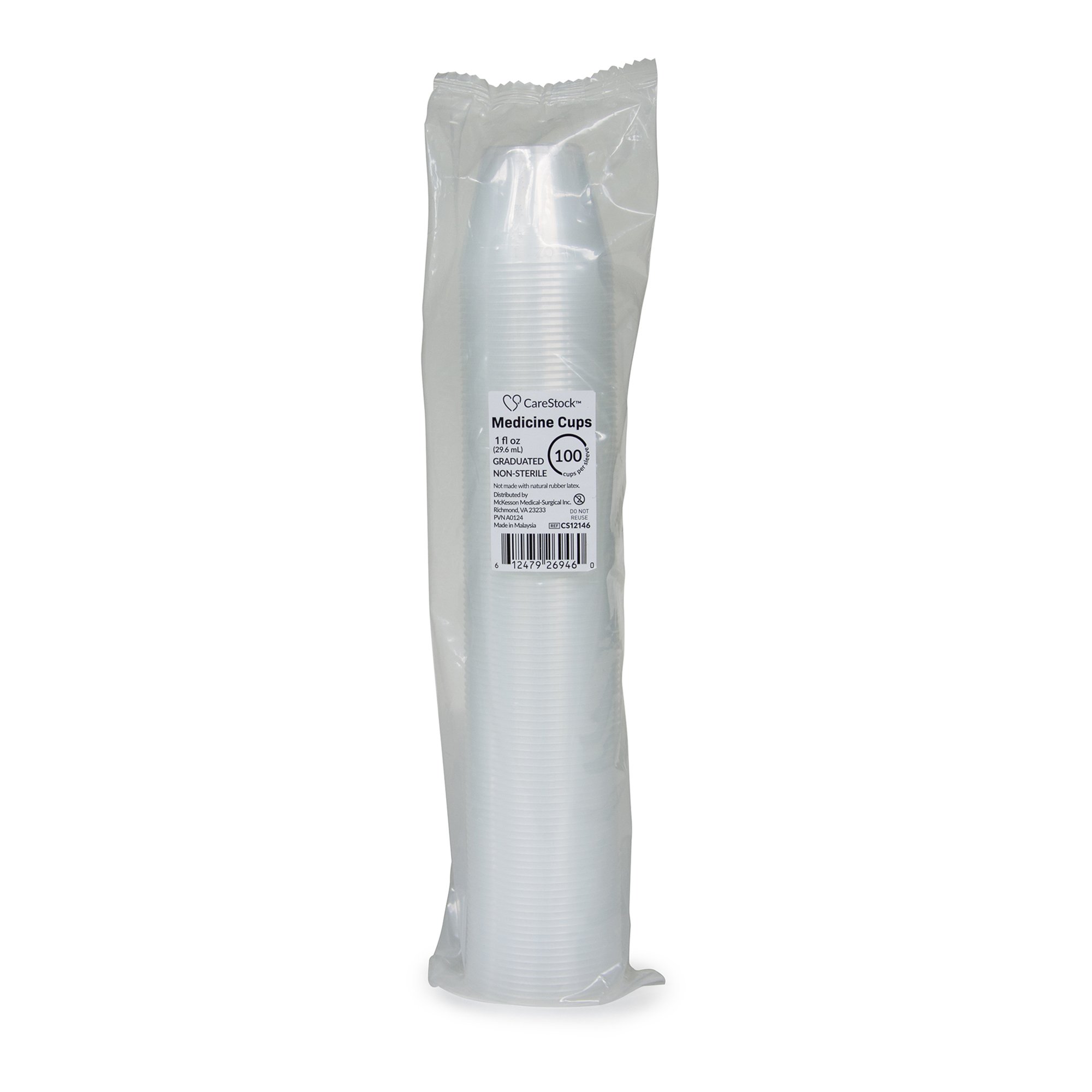 CareStock Translucent Medicine Cup, 1 ounce MK 1247745