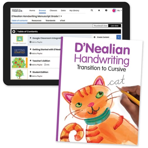 D'Nealian Handwriting 2022 Homeschool Bundle Grade 2