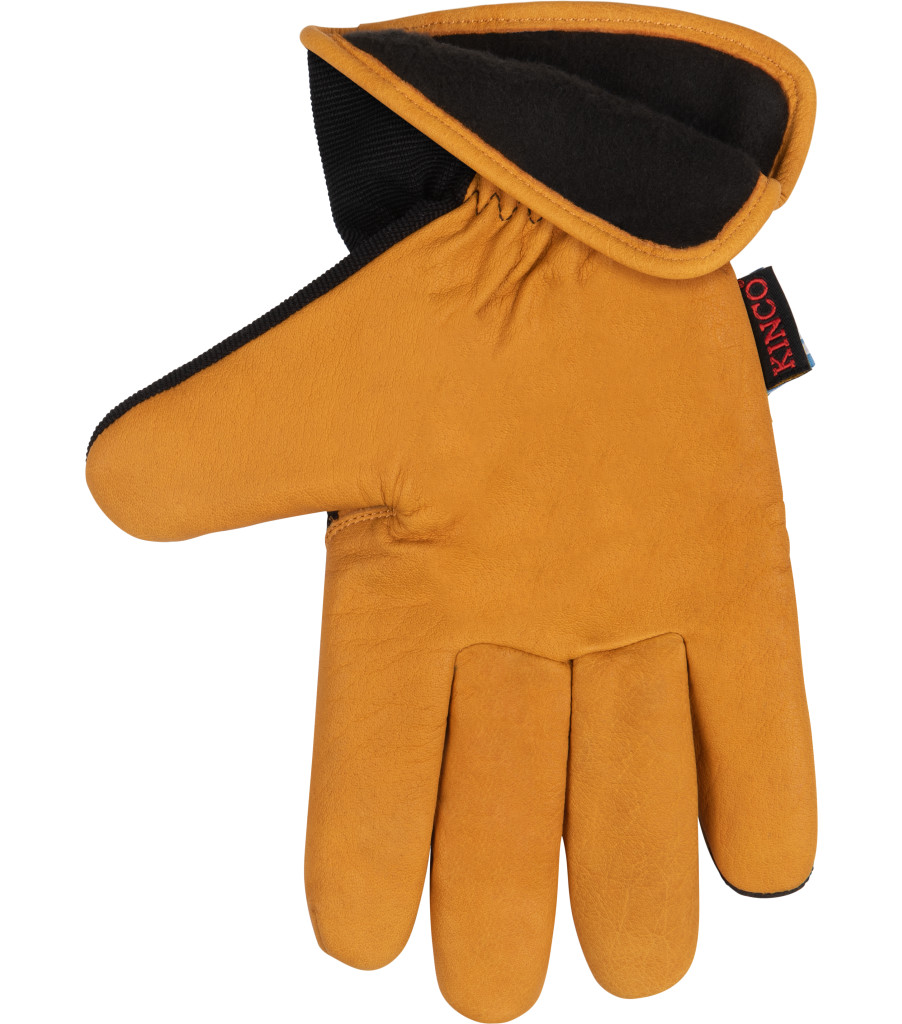 KincoPro&trade; HydroFlector&trade; Lined Water-Resistant Premium Grain Buffalo & Synthetic Hybrid, Black, large image number 1