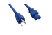 Power Cord, 5-15P toC15, 1 ft, 14AWG ,blue