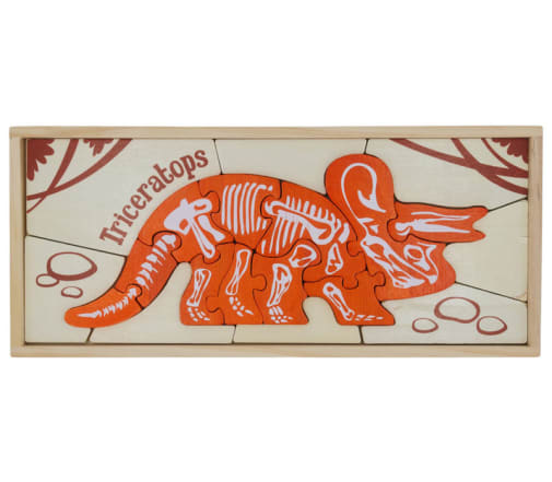 Dino Skeleton - Triceratops Puzzle