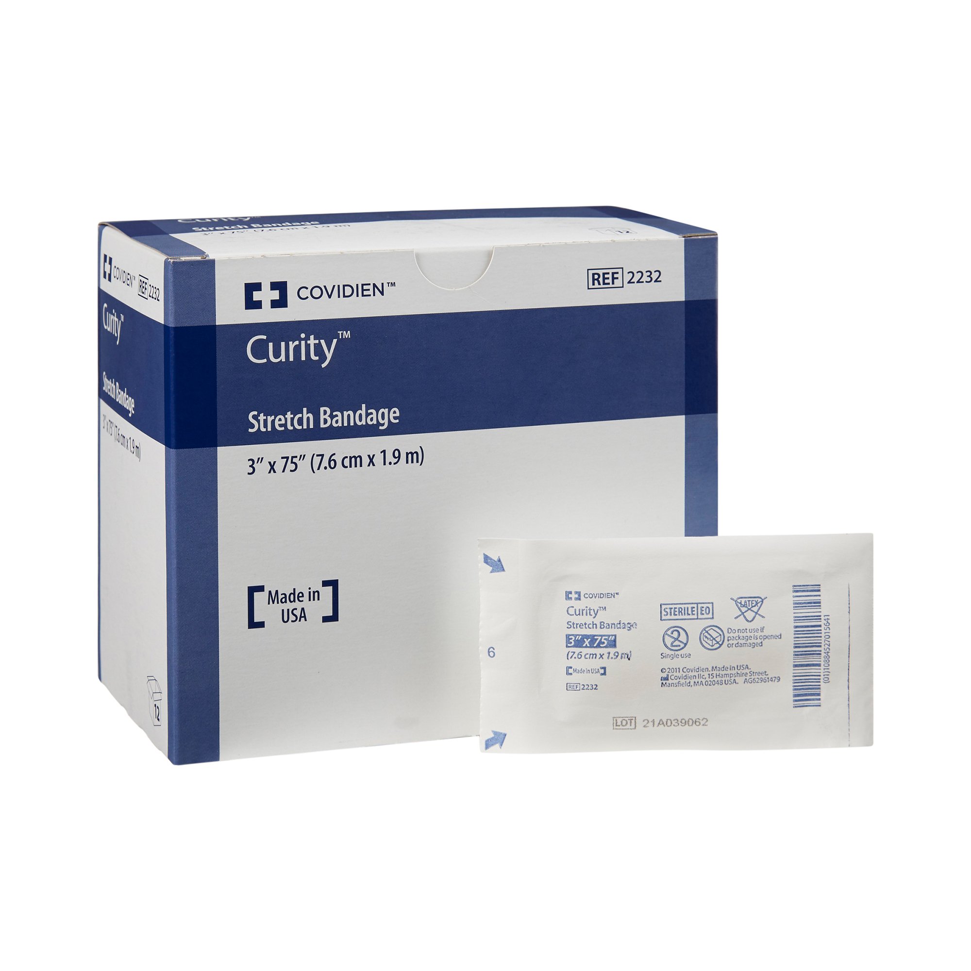 Curity Sterile Conforming Bandage, 3 x 75 Inch, 1-Ply MK 188587