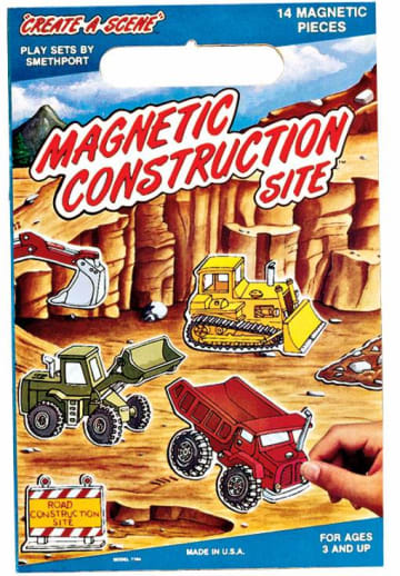 Construction Site Magnetic Playset
