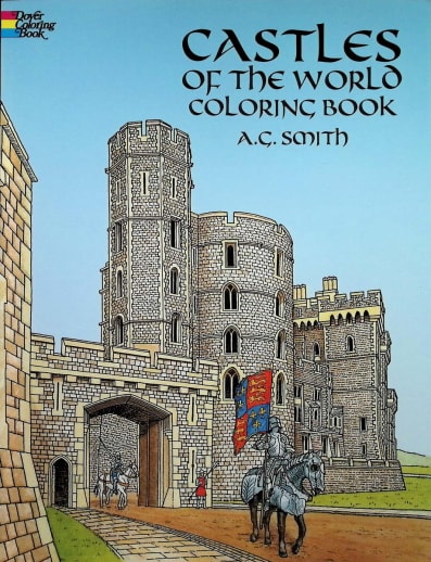 Castles of the World Coloring Book