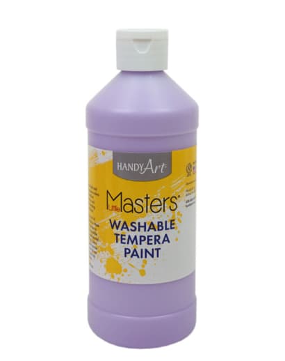 Little Masters Washable Tempera Paint - Light Purple (16 oz)