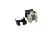 Cat6 RJ45 110 Type 180° Keystone Jack, Black