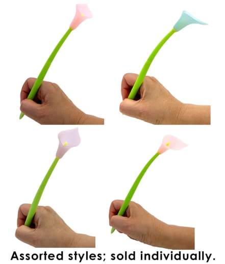 Calla Lily Gel Pen (black ink; assorted style)