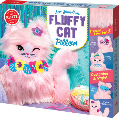 Klutz Sew Your Own Fluffy Cat Pillow