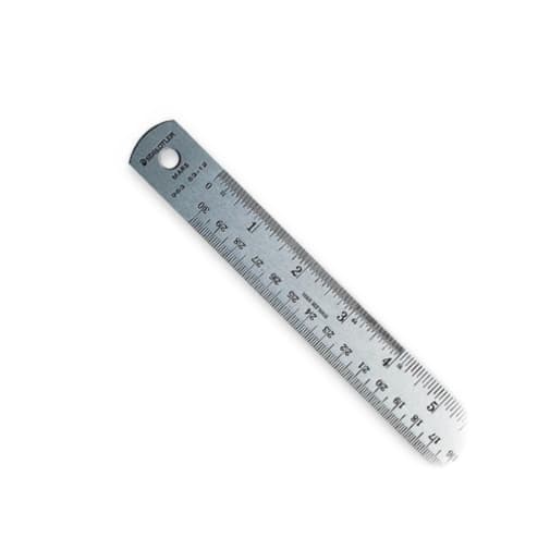 Stainless Steel Ruler 12" Cork Back