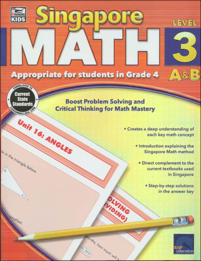 Thinking Kids Singapore Math: Grade 4 (Level 3)