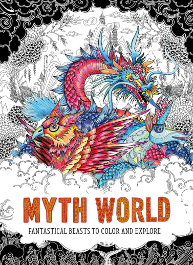 Myth World: Fantastical Beasts to Color and Explore
