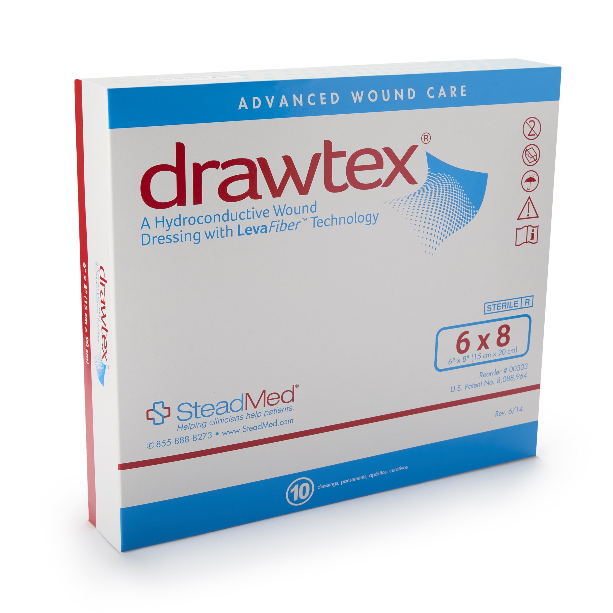 Drawtex nonadherent Dressing, 6 x 8 Inch MK 761647