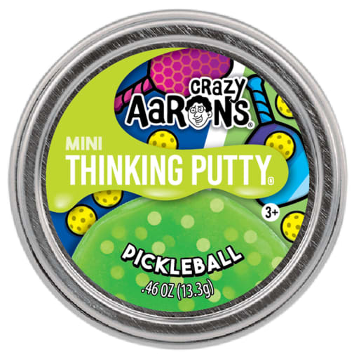 Crazy Aaron's Pickleball Mini Thinking Putty 2" Tin
