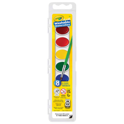 Crayola Washable Watercolors 8-Pan