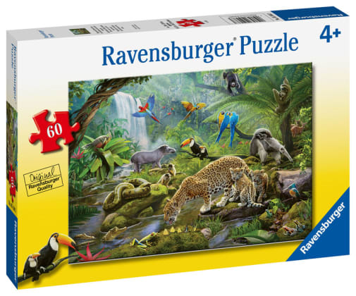 Ravensburger Rainforest Animals Children's Puzzle (60 piece)