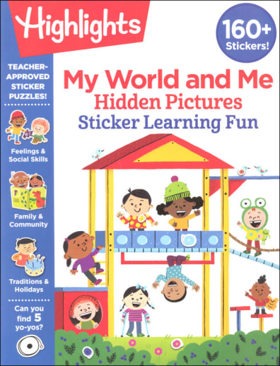 My World and Me Hidden Pictures Sticker Learning Fun