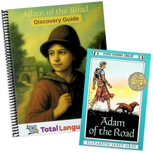 Adam of the Road: Total Language Plus Study Guide and Book