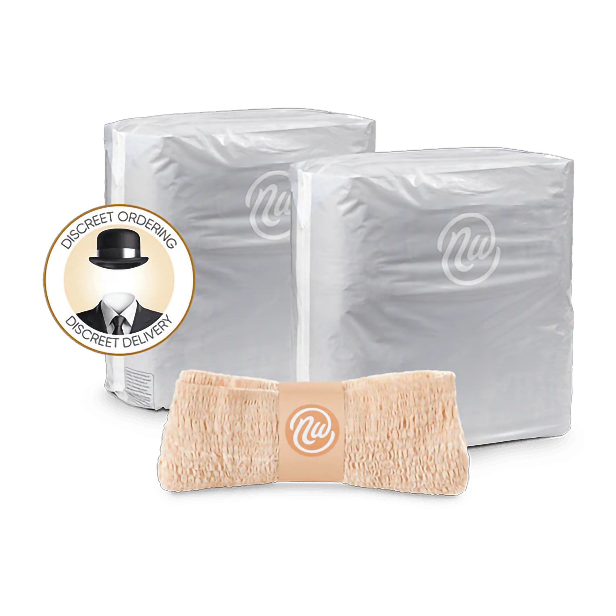 Nexwear Women's Pull-On Absorbent Underwear, Large, Tan MK 1260918