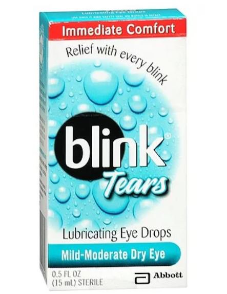 blink Tears Lubricating Eye Drops Mild-Moderate Dry Eye MK 1052812