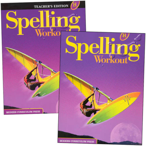 MCP Spelling Workout 2001 Homeschool Bundle H
