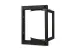 Phantom Class Open Frame Swing-Out Rack, 12U