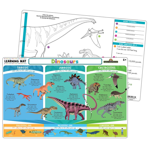 Learning Mats - Dinosaurs