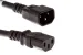 AC Power Cord, C14 to C13, 14 AWG, 3ft, Black